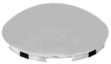 GG Front Hub Cap 5 Even Notches Dome Stainless Steel 7/16" Lip #10508 Each