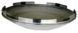 GG Front Hub Cap 5 Even Notches Dome Stainless Steel 7/16" Lip #10508 Each