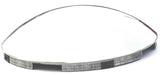 GG Front Hub Cap 4 Even Notches Dome Stainless Steel 7/16" Lip #10509 Each