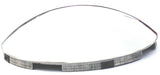 GG Front Hub Cap 4 Even Notches Dome Stainless Steel 7/16" Lip #10509 Each