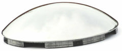 GG Front Hub Caps 4 Even Notches Dome Stainless Steel 7/16" Lip #10509 Pair