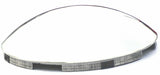 GG Front Hub Caps 4 Even Notches Dome Stainless Steel 7/16" Lip #10509 Pair