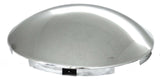 Front Hub Cap 4 Notch for Steel Wheel Dome Style Chrome 7/16" Lip GG#10513 Each