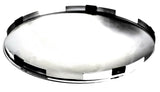 Front Hub Cap For Steel Wheel 5 Even Notch Dome Chrome 7/16" Lip GG#10514 Each