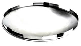 Front Hub Cap For Steel Wheel 5 Even Notch Dome Chrome 7/16" Lip GG#10514 Each