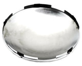 Front Hub Cap For Steel Wheel 5 Even Notch Dome Chrome 7/16" Lip GG#10514 Each