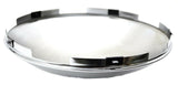 Front Hub Cap For Steel Wheel 5 Even Notch Dome Chrome 7/16" Lip GG#10514 Each