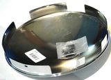 Chrome Front Hub Caps 6 Uneven Notch Dome 1" Lip Pair for Semi Truck GG#10515