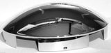 Chrome Front Hub Caps 6 Uneven Notch Dome 1" Lip Pair for Semi Truck GG#10515