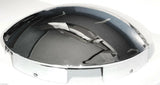 Chrome Front Hub Caps 6 Uneven Notch Dome 1" Lip Pair for Semi Truck GG#10515