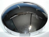 Chrome Front Hub Caps 6 Uneven Notch Dome 1" Lip Pair for Semi Truck GG#10515