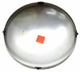 GG Front Hub Caps No Notch Dome Stainless for Steel Wheel 7/16" Lip #10519 Pair