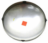 GG Front Hub Caps No Notch Dome Stainless for Steel Wheel 7/16" Lip #10519 Pair
