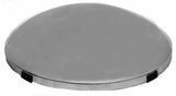GG Front Hub Caps No Notch Dome Stainless for Steel Wheel 7/16" Lip #10519 Pair