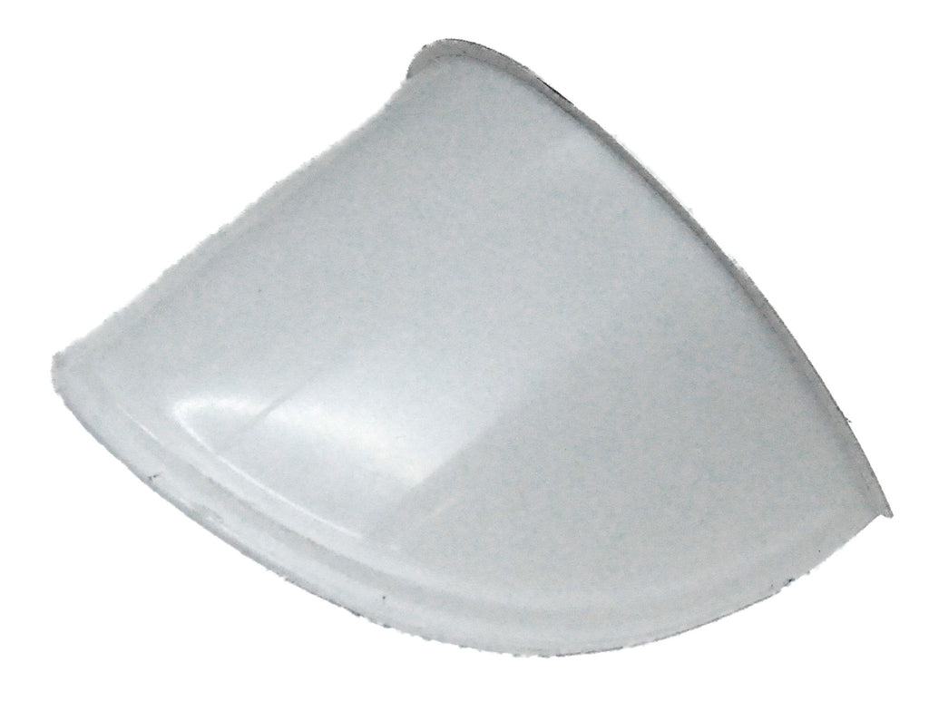 7” Round Headlight Visor Extended Depth Stainless 5-1/8” Deep Visor UP#10531