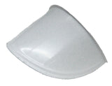 7” Round Headlight Visor Extended Depth Stainless 5-1/8” Deep Visor UP#10531