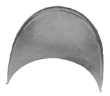 7” Round Headlight Visor Extended Depth Stainless 5-1/8” Deep Visor UP#10531