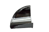 7” Round Headlight Visor Extended Depth Stainless 5-1/8” Deep Visor UP#10531