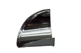 7” Round Headlight Visor Extended Depth Stainless 5-1/8” Deep Visor UP#10531