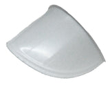 7” Round Headlight Visor Extended Depth Stainless 5-1/8” Deep Visor UP#10531