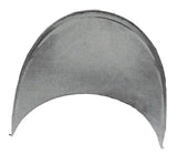7” Round Headlight Visor Extended Depth Stainless 5-1/8” Deep Visor UP#10531