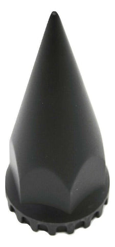 Lug Nut Covers 33mm Screw-On Super Spike Matte Black 4 3/4 Tall UP#10548-20 Pcs