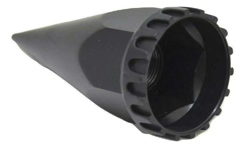 Lug Nut Covers 33mm Screw-On Super Spike Matte Black 4 3/4 Tall UP#10548-40 Pcs