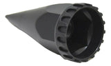 Lug Nut Covers 33mm Screw-On Super Spike Matte Black 4 3/4 Tall UP#10548-40 Pcs