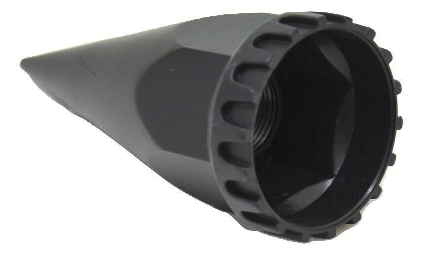 Lug Nut Covers 33mm Screw-On Super Spike Matte Black 4 3/4 Tall UP#10548-40 Pcs