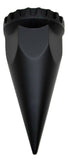 Lug Nut Covers 33mm Screw-On Super Spike Matte Black 4 3/4 Tall UP#10548-40 Pcs
