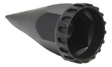 Lug Nut Covers 33mm Screw-On Super Spike Matte Black 4 3/4 Tall UP#10548-5 Pcs