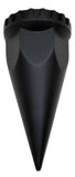Lug Nut Covers 33mm Screw-On Super Spike Matte Black 4 3/4 Tall UP#10548-5 Pcs