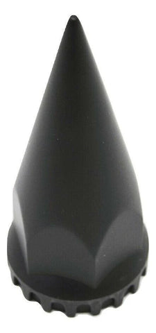 Lug Nut Covers 33mm Screw-On Super Spike Matte Black 4 3/4 Tall UP#10548-5 Pcs