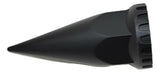 Lug Nut Covers 33mm Screw-On Super Spike Matte Black 4 3/4 Tall UP#10548-5 Pcs