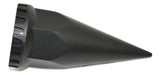 Lug Nut Covers 33mm Screw-On Super Spike Matte Black 4 3/4 Tall UP#10548-5 Pcs