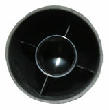 UP Lug Nut Covers 33 mm Screw-On Black Dome Plastic 3 3/4 Tall #10549 Set of 40