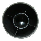 UP Lug Nut Covers 33 mm Screw-On Black Dome Plastic 3 3/4 Tall #10549 Set of 5