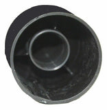 Lug Nut Covers 33 mm Screw-On Bullet Matte Black 3 7/8" Tall UP#10550 Set of 5
