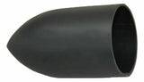 Lug Nut Covers 33 mm Screw-On Bullet Matte Black 3 7/8" Tall UP#10550 Set of 60
