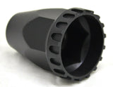 Lug Nut Covers 33mm Screw/Thread-on Original Matte Black UP#10552 Set of 40