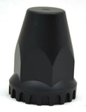 Lug Nut Covers 33 mm Screw/Thread-on Original Matte Black UP#10552 Set of 5