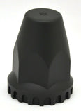 Lug Nut Covers 33 mm Screw/Thread-on Original Matte Black UP#10552 Set of 5
