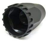Lug Nut Covers 33 mm Screw/Thread-on Original Matte Black UP#10552 Set of 5