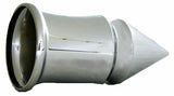 V-Spike Lug Nut Covers 33mm Screw-On w/Flange Plastic 4 3/8" UP#10553 Set of 40