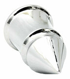 V-Spike Lug Nut Covers 33mm Screw-On w/Flange Plastic 4 3/8" UP#10553 Set of 40