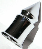 UP Lug Nut Covers 33mm Push-On w/Flange V-Spike Plastic 4 3/8" #10554 Set of 40