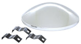 GG Trailer Hub Caps for Semi Truck Trailers Chrome 9-1/4" w/3 Clips #10560 Pair