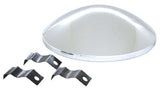 GG Trailer Hub Caps for Semi Truck Trailers Chrome 9-1/4" w/3 Clips #10560 Pair