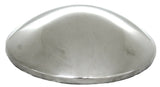 Semi Trailer Axle Hub Caps 9-1/4" w/3 Clips Stainless Steel GG#10561-Pair