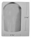 UP Lug Nut Covers 33 mm Screw-On Dome Chrome Plastic 3 3/4 Tall #10563 Set of 60